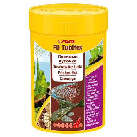 Sera FD Tubifex деликатес из трубочника для рыб – интернет-магазин Ле’Муррр