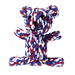 Flamingo Игрушка для собак Медведь Джон, канат ,разноцветный, 13см – интернет-магазин Ле’Муррр