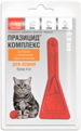 ПРАЗИЦИД-КОМПЛЕКС Капли для кошек более 4 кг, 1*0,8 мл – интернет-магазин Ле’Муррр