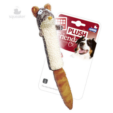 GiGwi Plush Friendz Игрушка для собак Белка с пищалкой – интернет-магазин Ле’Муррр