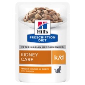 Влажный диетический корм для кошек Hill's Prescription Diet k/d при хронической болезни почек