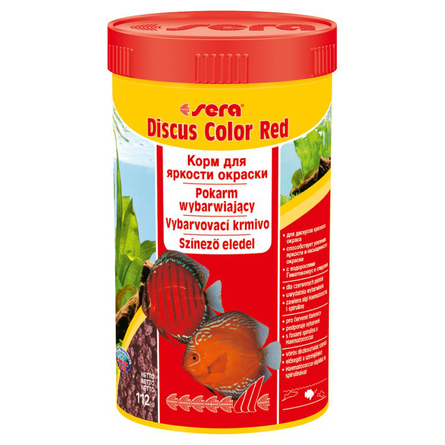 Sera Discus Color Red корм для красных и оранжевых дискусов – интернет-магазин Ле’Муррр