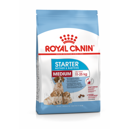 Royal Canin Medium Starter Сухой корм для кормящих сук и щенков средних пород в период отъема от матери – интернет-магазин Ле’Муррр