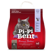 Pi-Pi Bent Нежный Прованс Комкующийся глиняный наполнитель для кошек