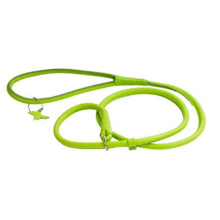 Collar Glamour Поводок-удавка круглый для собак, ширина 8 мм, длина 135 см, зеленый – интернет-магазин Ле’Муррр