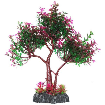 УЮТ Растение аквариумное дерево зелено-фиолетовое, 22 см – интернет-магазин Ле’Муррр