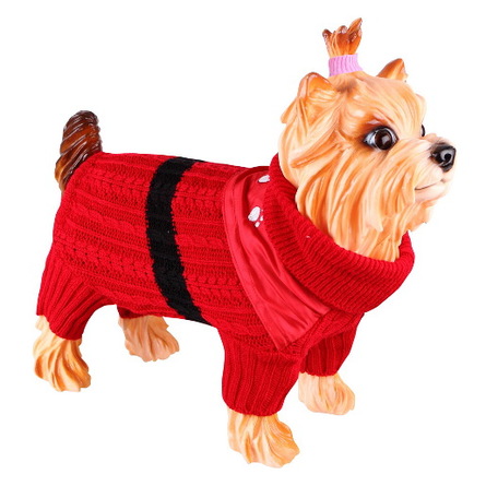Dezzie Свитер для собак, размер 35 см, красный – интернет-магазин Ле’Муррр