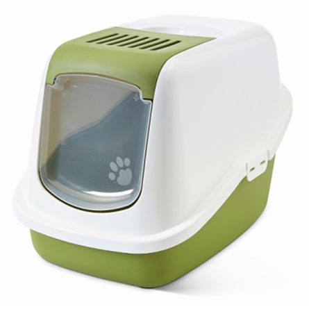 Savic NESTOR Nordic Collection Туалет-домик для кошек (зелёный) – интернет-магазин Ле’Муррр