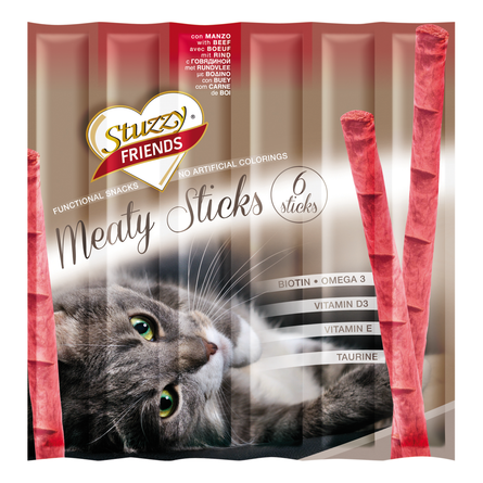 Stuzzy Friends Мясные палочки для взрослых кошек (с говядиной) – интернет-магазин Ле’Муррр
