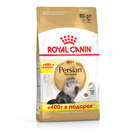 Увеличенная упаковка Royal Canin Persian Adult Сухой корм для взрослых кошек Персидской породы (400 гр + 400 гр) – интернет-магазин Ле’Муррр